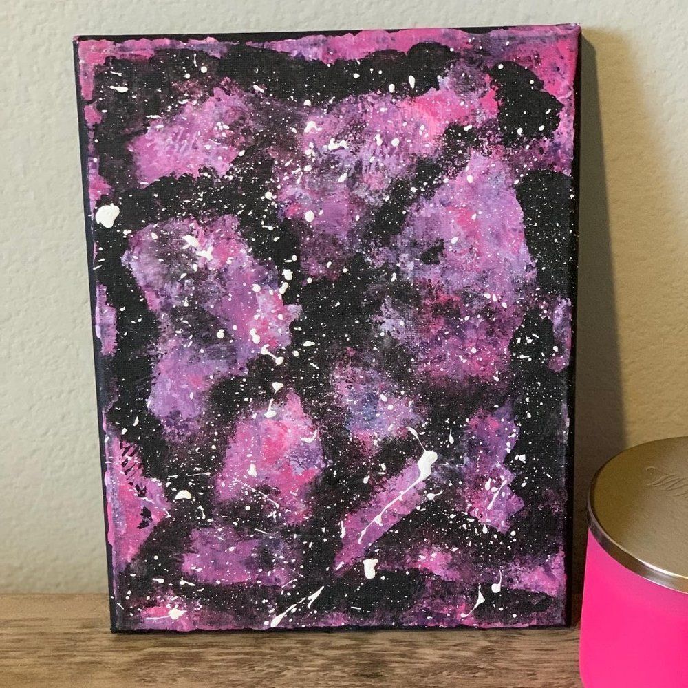 original‎ abstract 8x10 painting